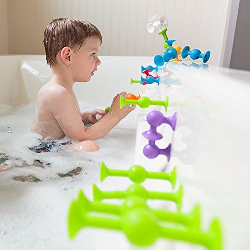Fat Brain Toys Squigz Starter Set - Suction Construction Playset for Kids 3+ 2