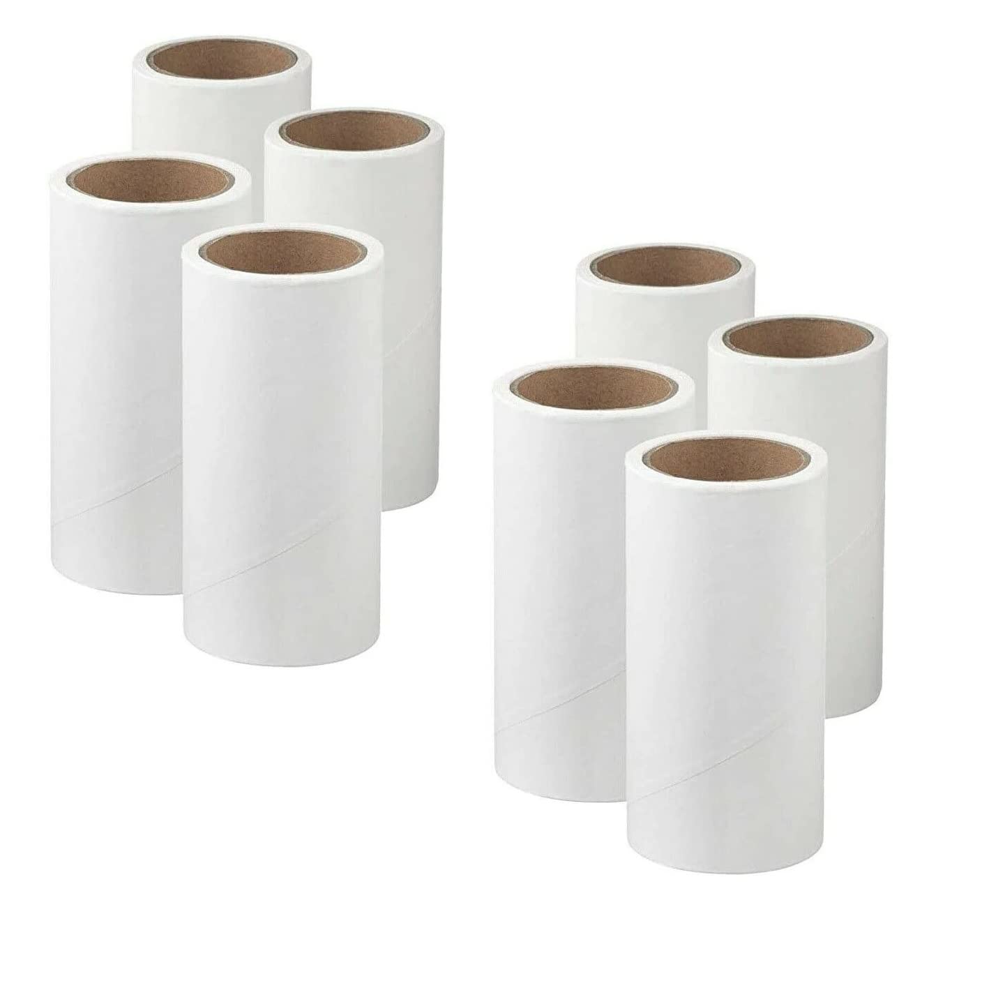 EMBO Lint Roller Replacement Refills for IKEA BASTIS - 8 Rolls, 480 Sheets | Manual Hair Removal