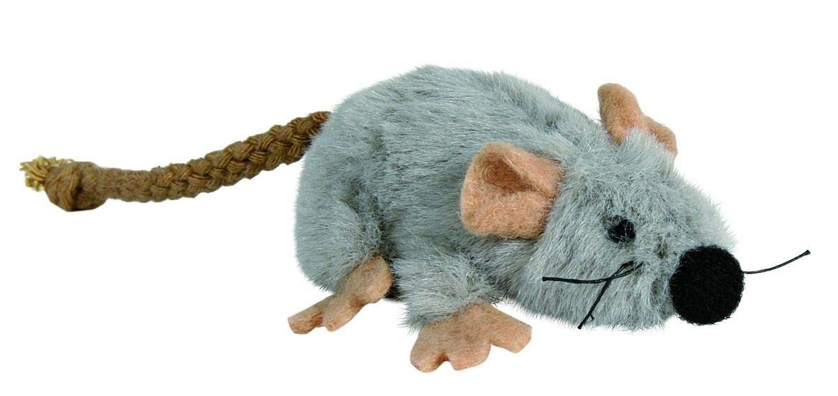 TRIXIE Plush Cat Toy Mouse - Filled with Catnip | 7 cm Height 1