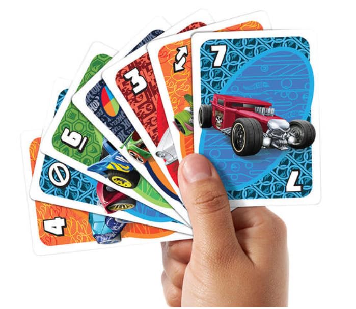 Hot Wheels UNO Express Card Game 2