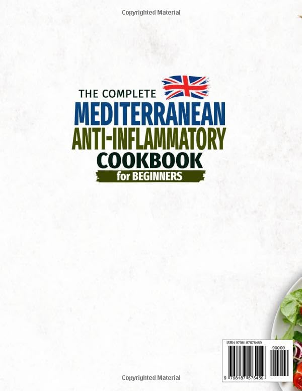 Mediterranean Anti-Inflammatory Cookbook for Beginners by Margaret Wren - Paperback, 82 Pages