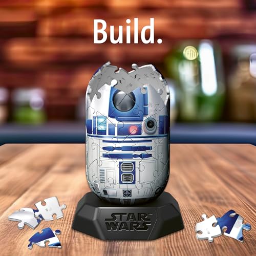 Ravensburger Star Wars R2D2 Hylkies 3D Puzzle - 54 Pieces | Ages 6+ | Collectible Figure 4