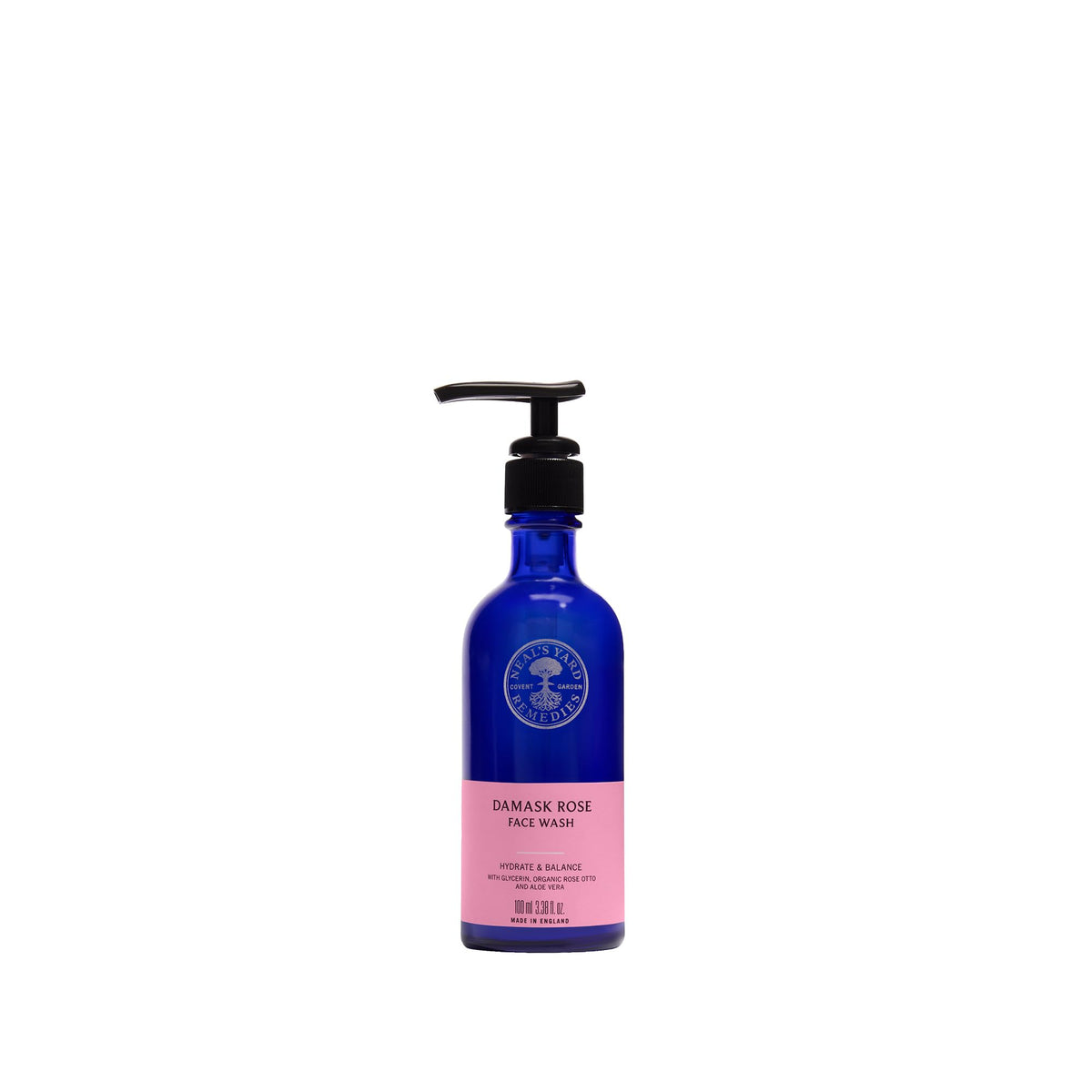 Neal's Yard Remedies Rehydrating Rose Face Wash - Cleanses & Hydrates Skin, 100 ml