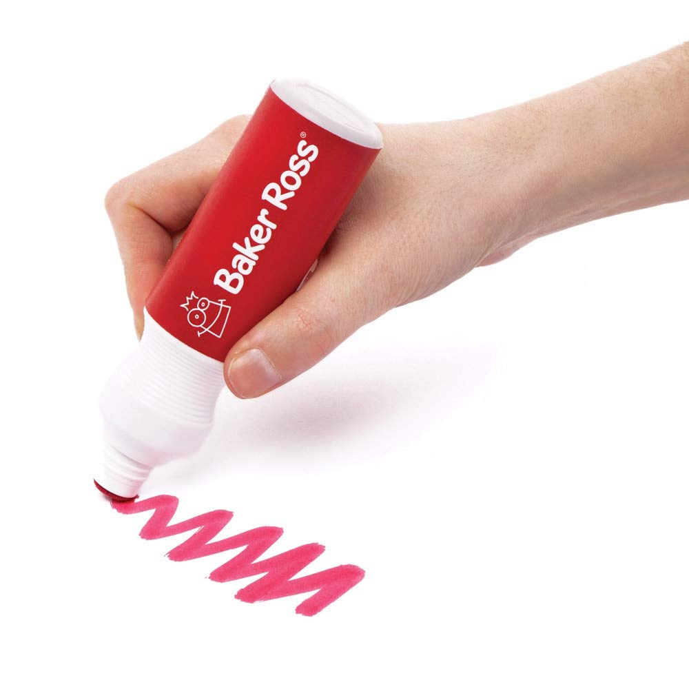 Baker Ross Jumbo Paint Markers - Pack of 8, Quick Drying, Easy Grip for Kids Ages 3+ 2