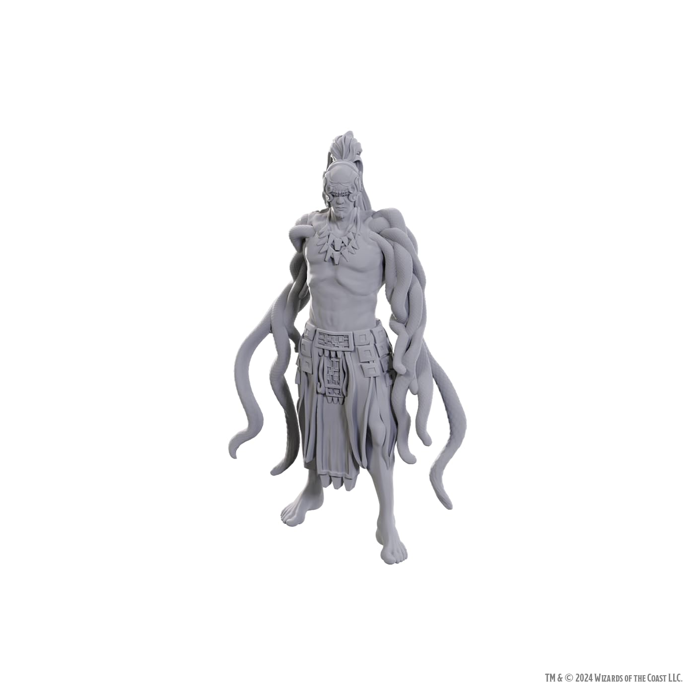WizKids D&D Nolzur's Marvelous Miniatures - Yuan-ti Pit Master Unpainted Plastic Miniature (7.62 cm) 1