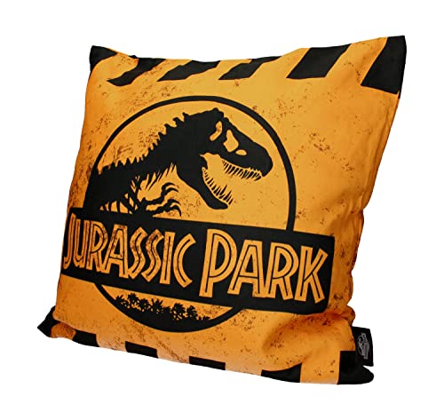 SD TOYS Jurassic Park - Caution Logo Cushion (Kopfkissen)