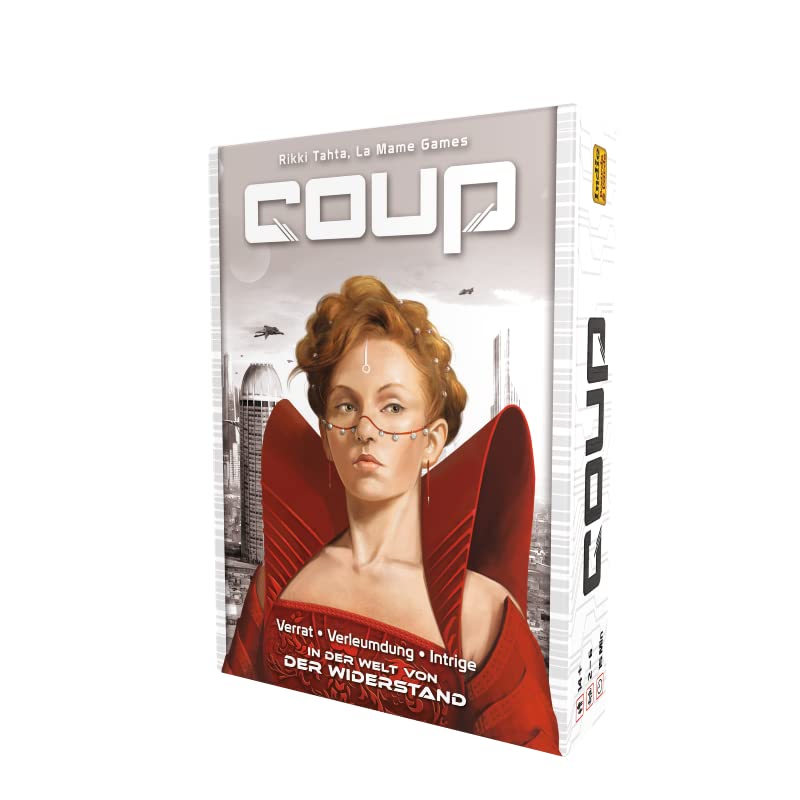 ELZNIR GAMES Coup Resistor Card Game for 2-6 Players, German Edition 2