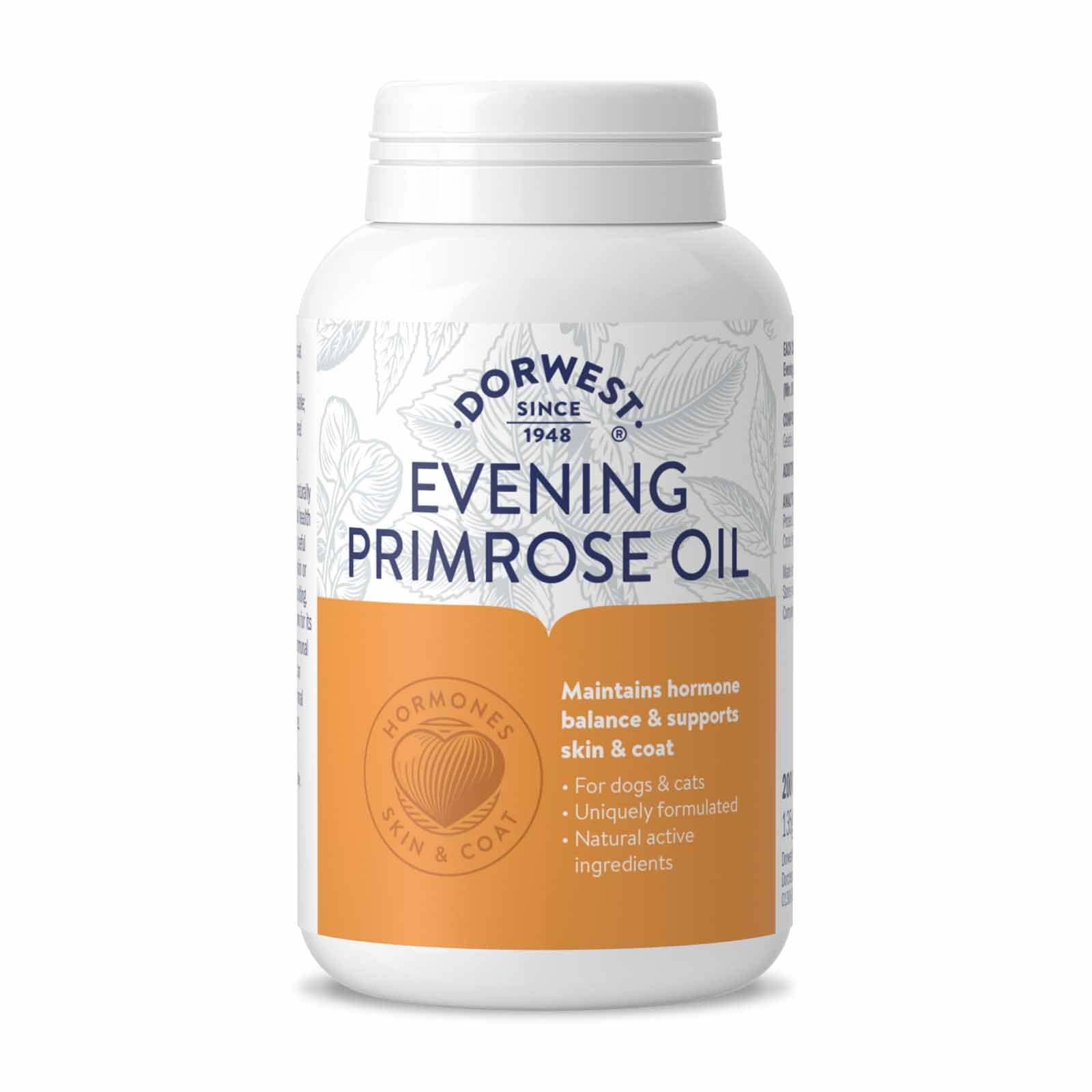 DORWEST HERBS Evening Primrose Oil Capsules - Skin & Coat Health | 200 Capsules 1