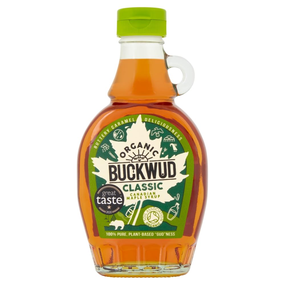 Buckwud Pure 100% Maple Syrup - Organic Source | 250g Liquid Form