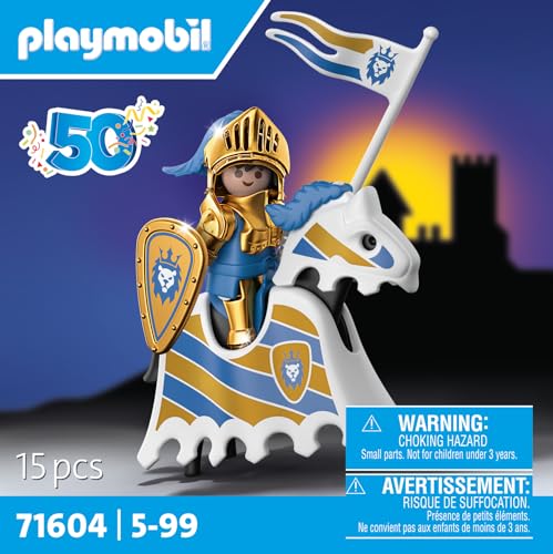 Playmobil 50th Anniversary Knight on Horseback Playset | Model 71604 | Ages 4+ 3