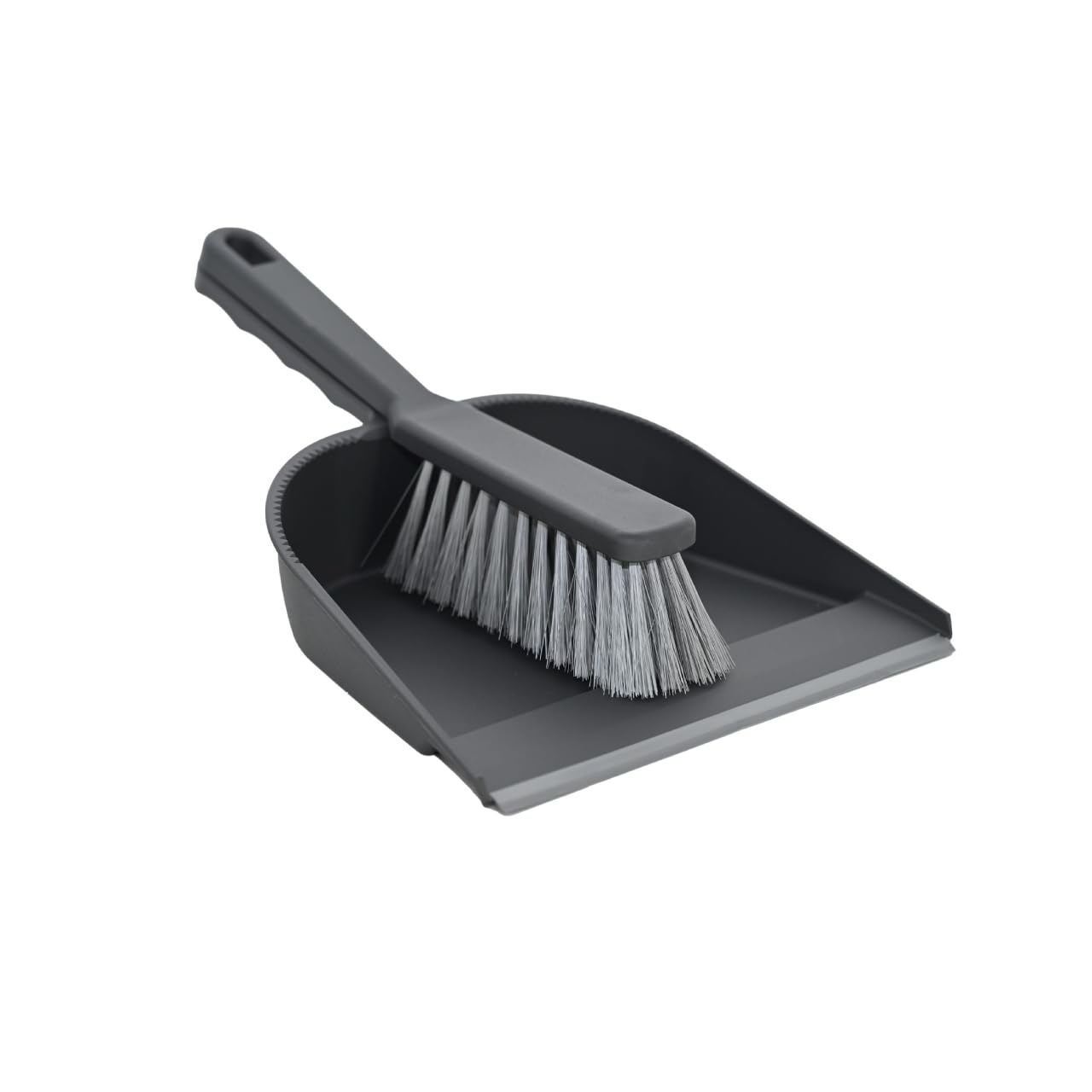 YORK Hand Brush and Shovel with Rubber - Dustpan and Broom Set with Click System 1