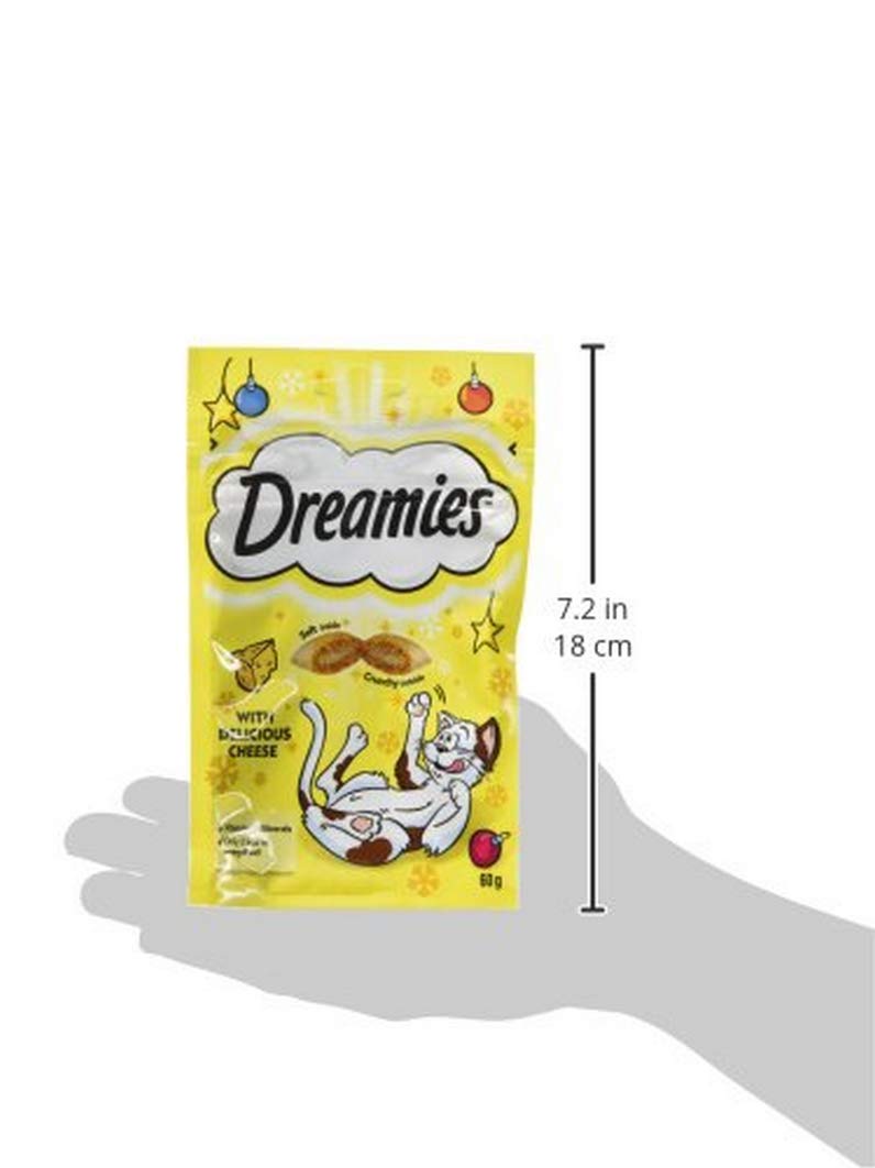 Dreamies - Cheese Cat Treats (8 x 60g Pouches) 2