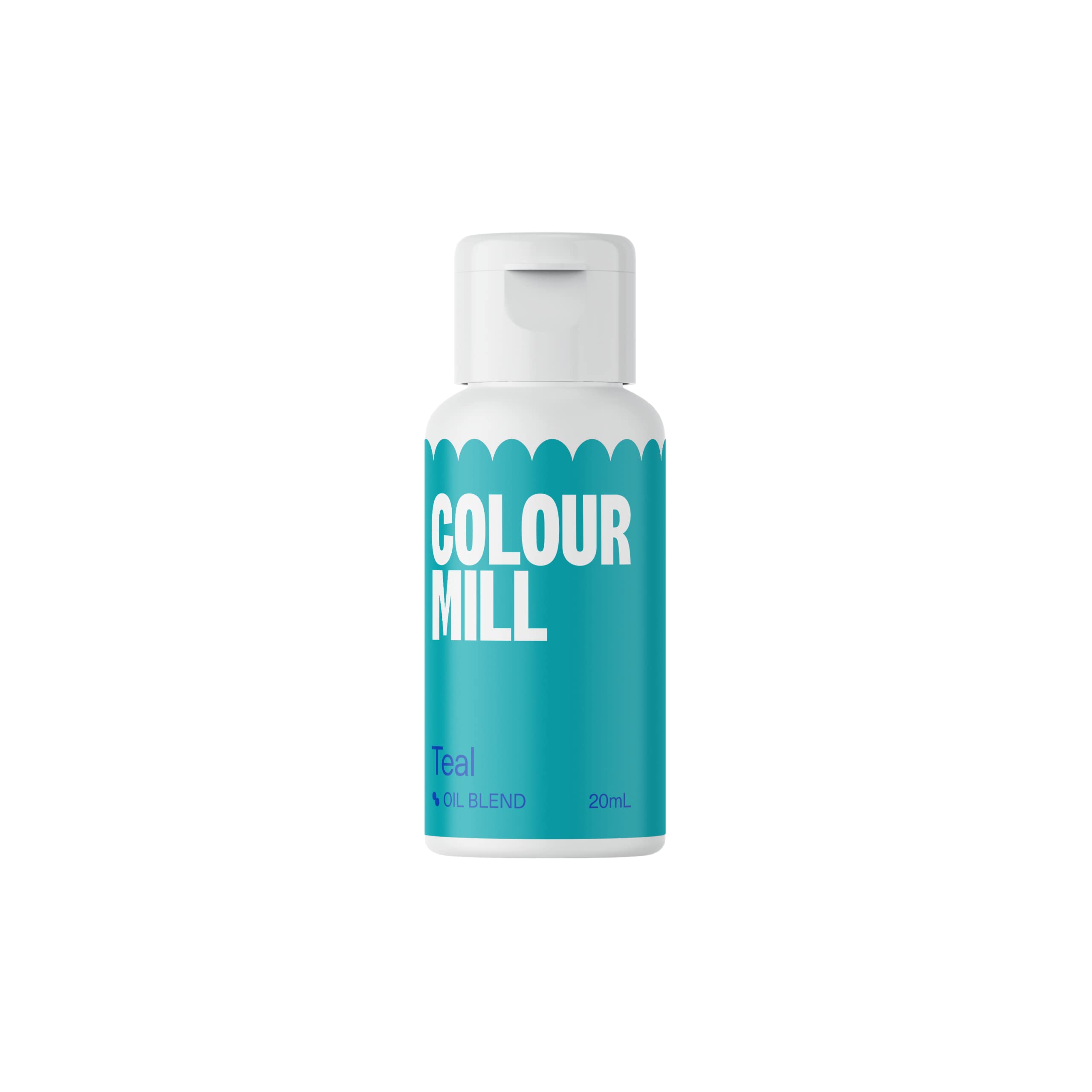Colour Mill Oil Blend Food Colouring - Teal | Oil-Based, High Concentration | 20 ml