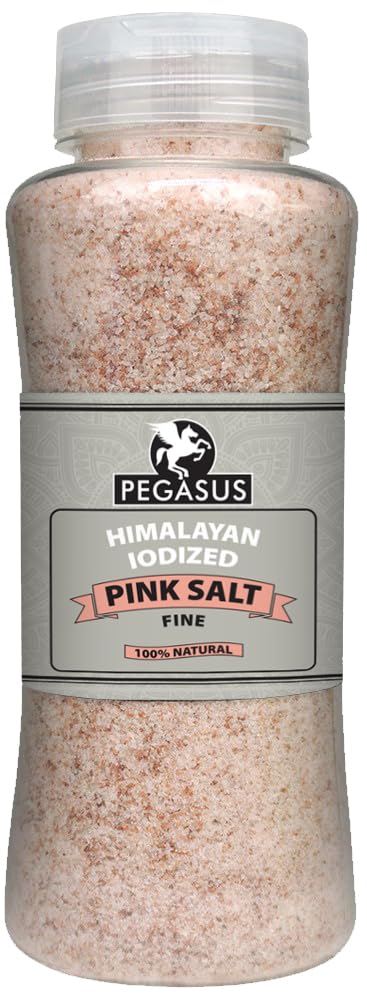 Pegasus Iodized Fine Pink Salt - 800g Natural Himalayan Salt with Iodine 1
