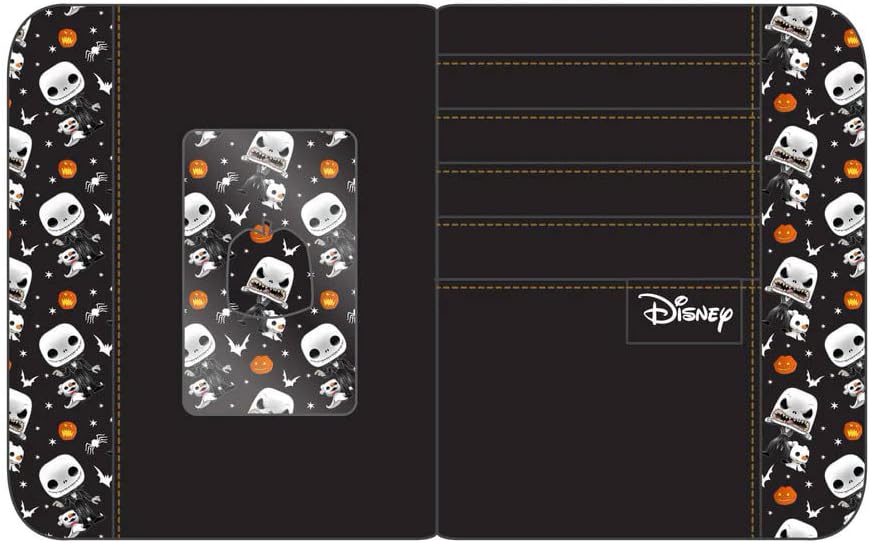 Loungefly Jack Skellington Funko Pop Glow Zip Around Wallet (WDWA2222)