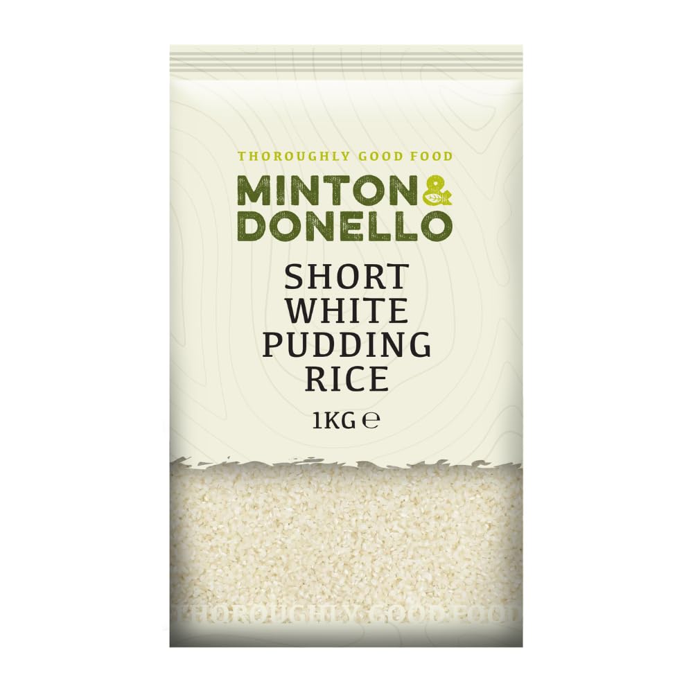 Minton & Donello - Short White Pudding Rice 1kg 1
