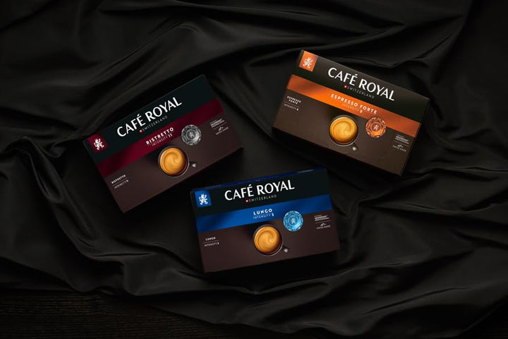 Café Royal Professional Pads - Espresso Decaffeinato, 50 Pods, 100% Arabica, Strength 7/10, Nespresso Compatible