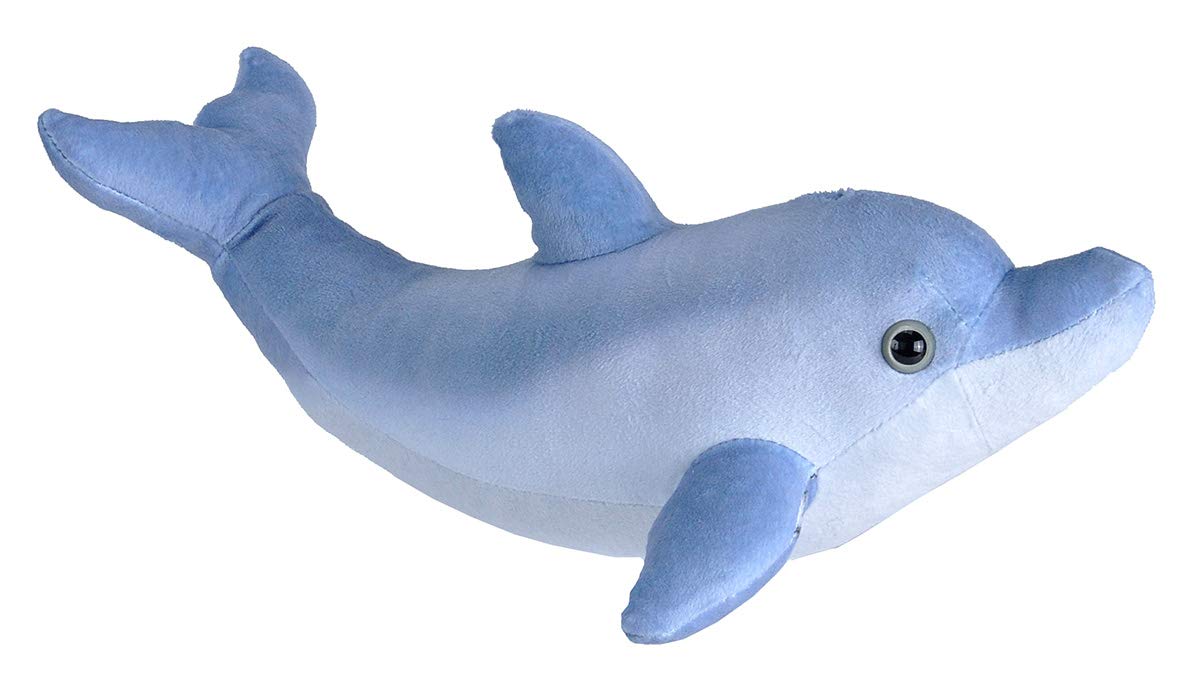 Wild Republic Bottlenose Dolphin Plush - Small, 12 Inches, Polyester, Unisex Children 1