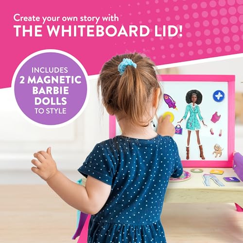 Barbie 2-in-1 Writing Board - Magnetic Whiteboard & Lap Tray for Kids 3+ 10