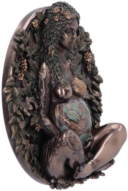 Nemesis Now Mother Earth Wall Plaque, Bronze, 15cm (B6353X3)