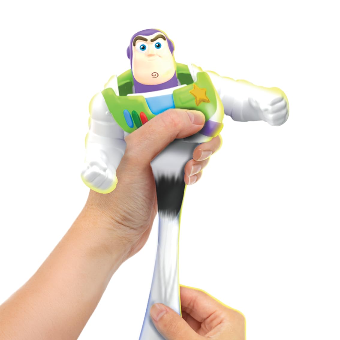 Heroes of Goo Jit Zu Disney Pixar Toy Story Buzz Lightyear Stretchy Action Figure | Ages 4+ 6
