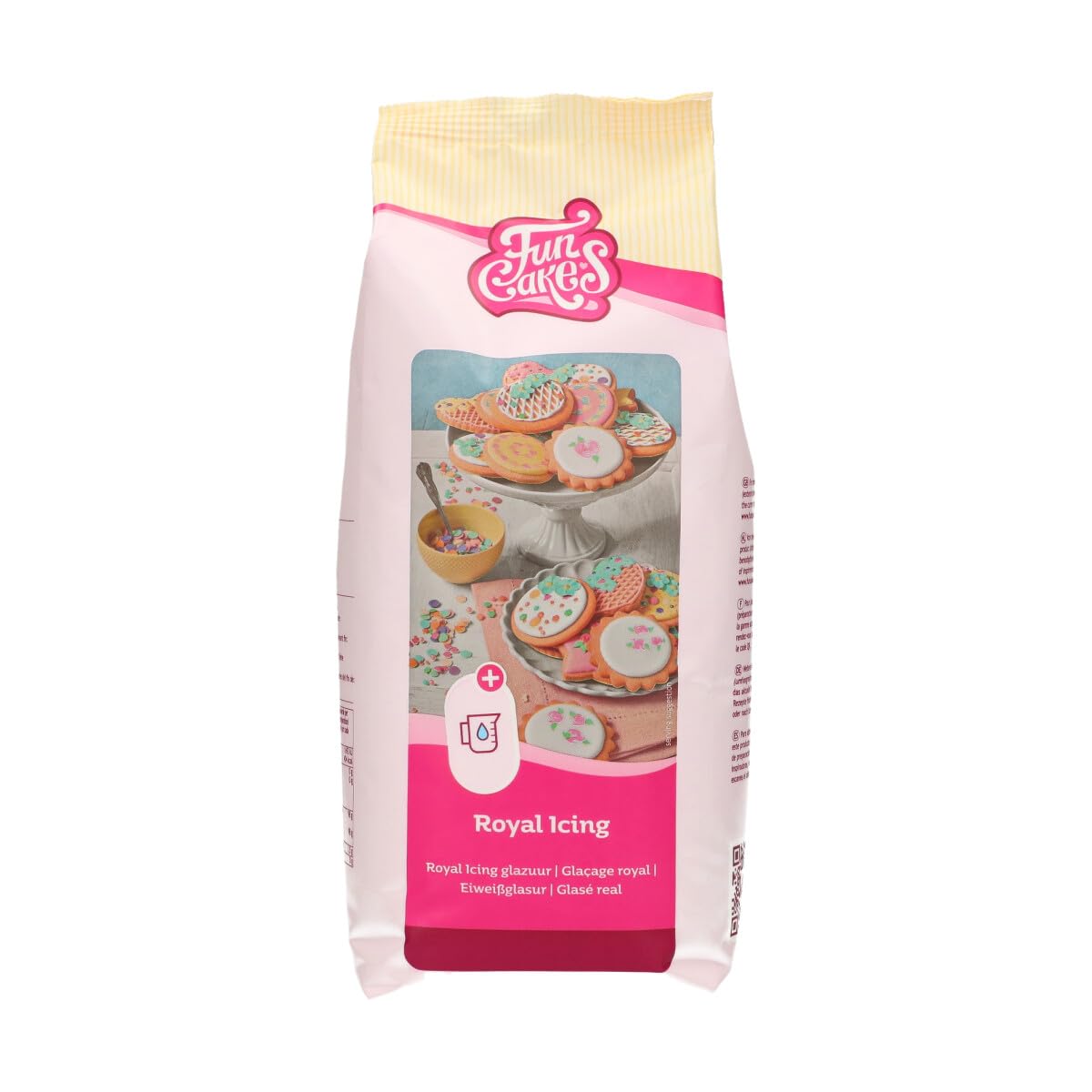 FunCakes Royal Icing Mix - Easy Glaze for Cakes & Cookies | Halal Certified | 900g