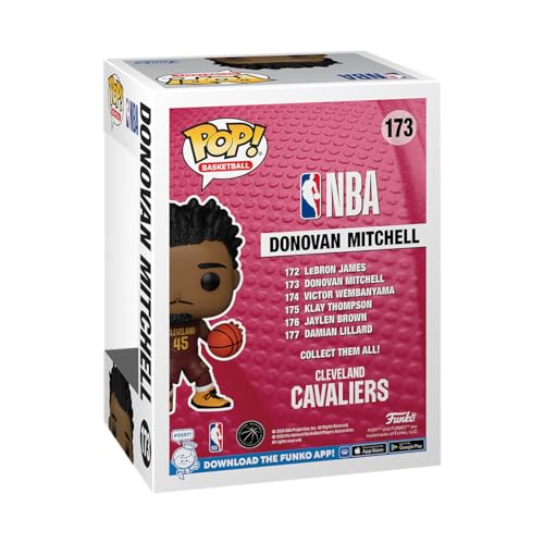 Funko Pop! NBA Cleveland Cavaliers - Donovan Mitchell Vinyl Figure (75119)