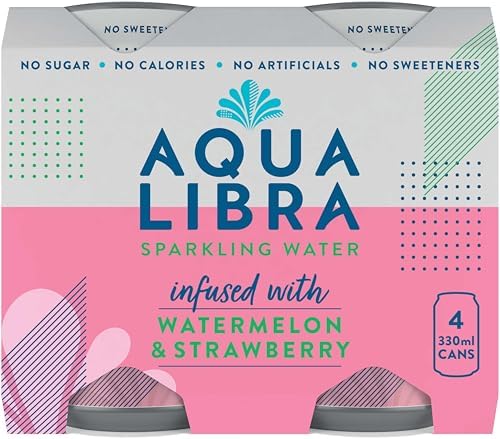 AQUA Libra - Strawberry & Watermelon Sparkling Water (330ml)