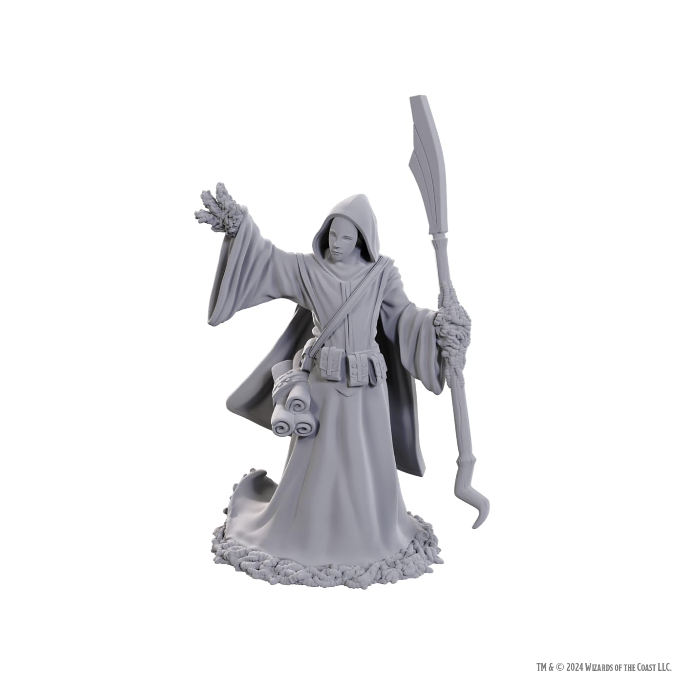 WizKids D&D Nolzur's Marvelous Miniatures: Star Spawn Larva Mage | Primed Plastic Figure 1