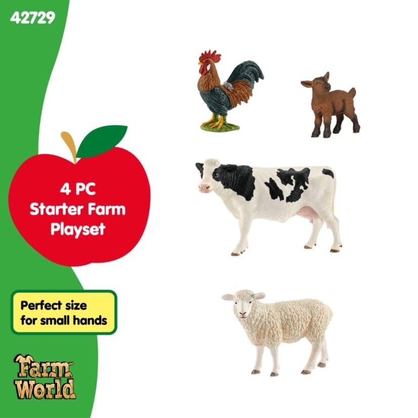 Schleich Farm World Starter Set - 6 Farm Animals | Ages 3+ 6