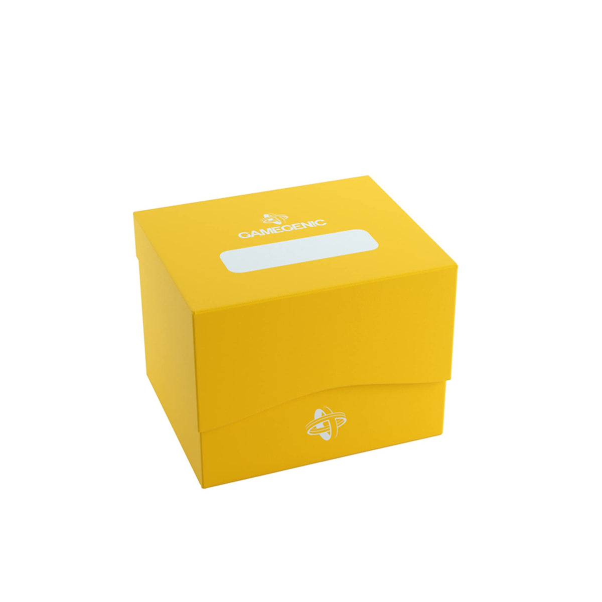 Gamegenic Side Holder 100+ XL Deck Box - Yellow | Holds 100 Double-Sleeved Cards | Self-Locking Lid 1
