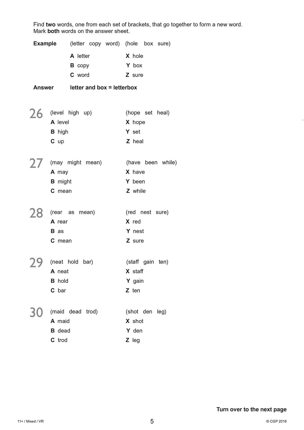 CGP 11+ GL Practice Papers Mixed Pack - Ages 10-11 with Parents' Guide & Online Edition 3