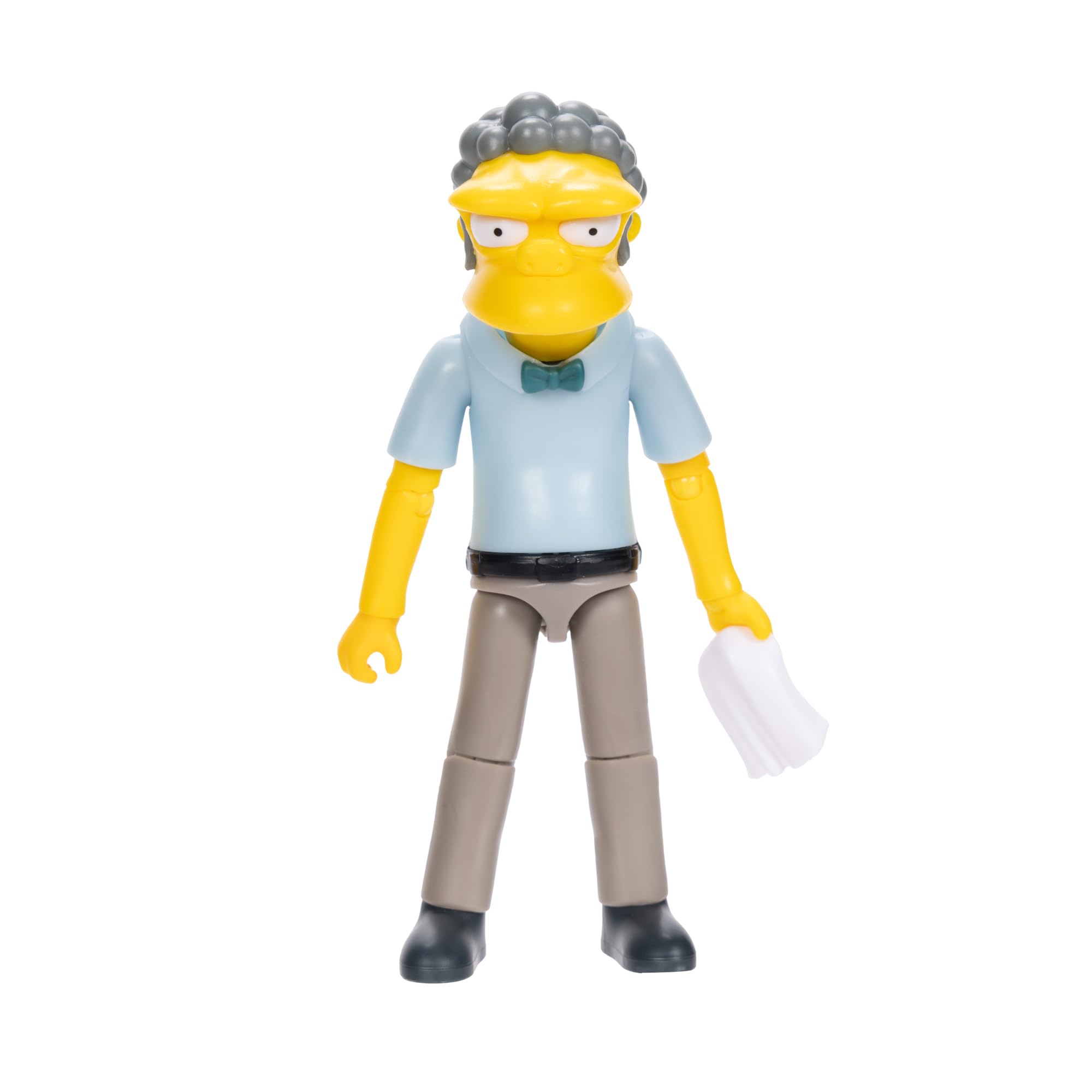 JAKKS Pacific The Simpsons - Moe Szyslak 12.7cm Articulated Action Figure with Phone & Dishcloth Accessory 3