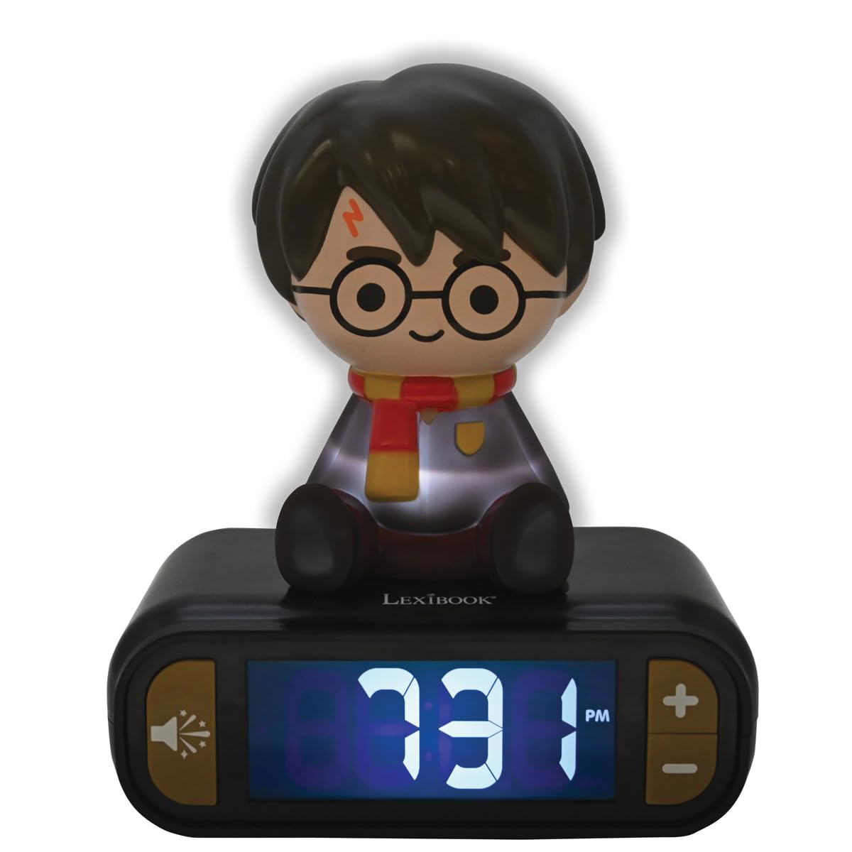 LEXIBOOK Harry Potter Nightlight Alarm Clock - LCD, Sounds & Melodies