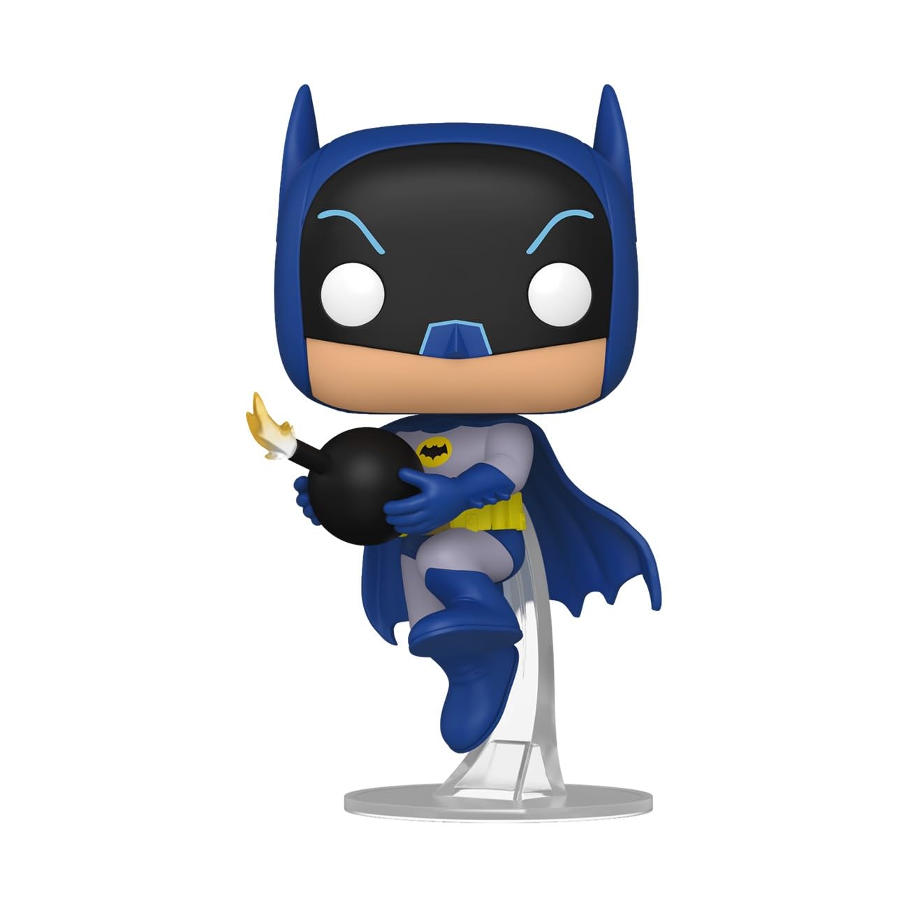 Funko POP! Heroes: Batman 1966 - Batman with Bomb Vinyl Figure | 3.75 Inch | Multicolor