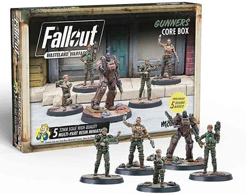 Fallout: Wasteland Warfare - Gunners Core Box - Tabletop Miniature Game (2023)