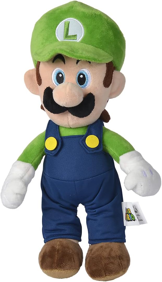 Super Mario Luigi Plush Toy - 30 cm Soft Stuffed Animal for Kids & Adults 1