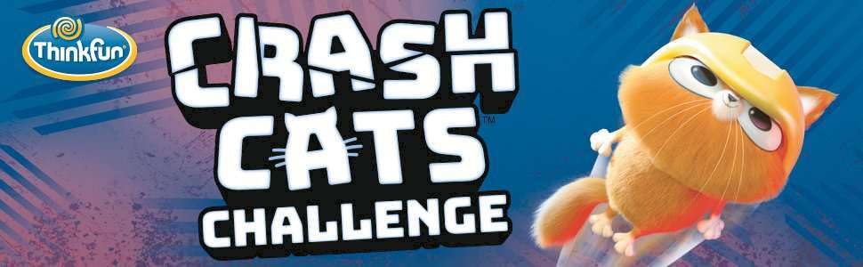 ThinkFun Crash Cats Strategy Board Game for Kids and Adults Age 8+ | 1+ Players | 10 Minutes Playtime 8