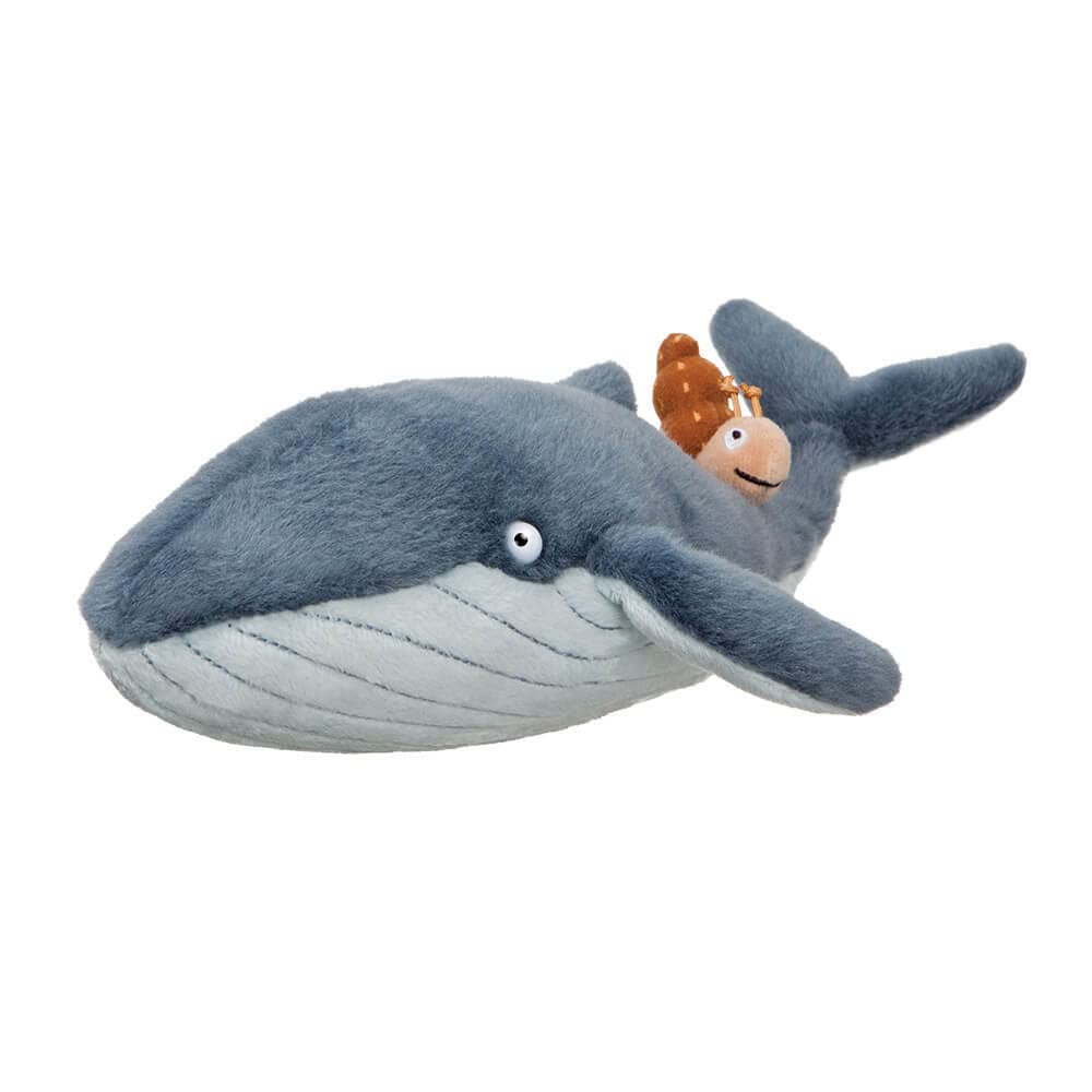 AURORA Snail and The Whale Soft Toy - Based on Book by Julia Donaldson & Axel Scheffler | 7in | Grey/Blue 3