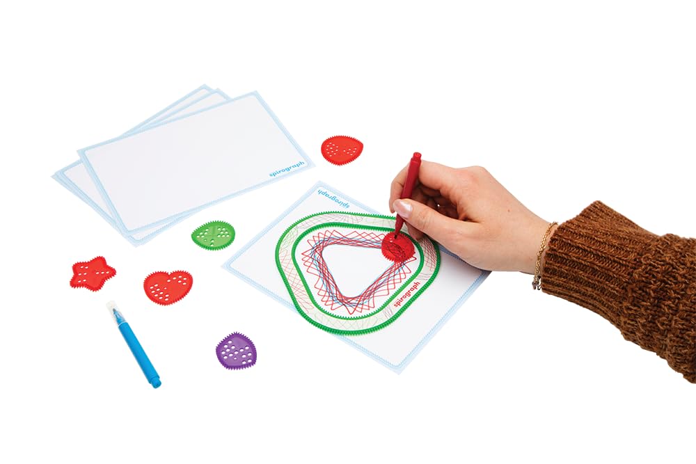 PlayMonster Spirograph Value Envelope - Fun Shapes Papercraft Kit | Multi Color | Ages 6+ 3