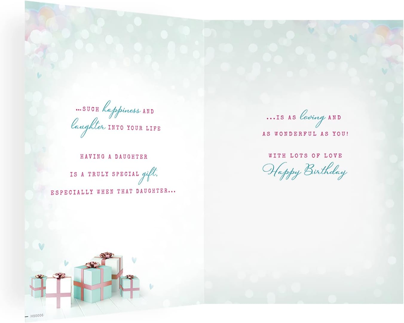 Piccadilly Greetings Avant Garde Studios Birthday Card Daughter - 9 x 6 inches 2