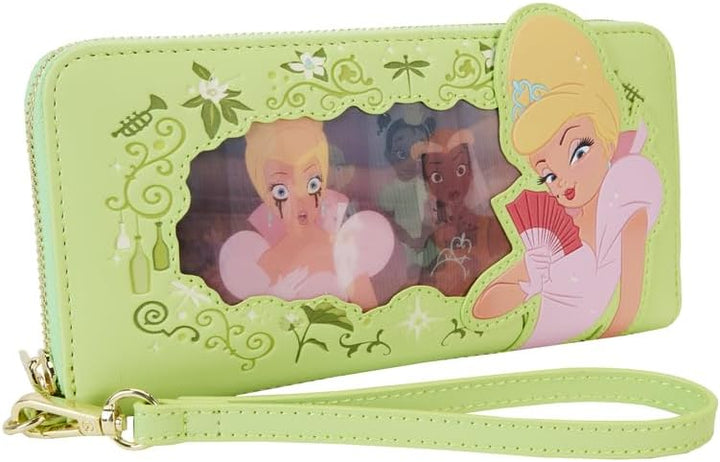 Loungefly Disney Princess and The Frog Tiana Lenticular Zip Around Wallet (LF-WDWA2879)