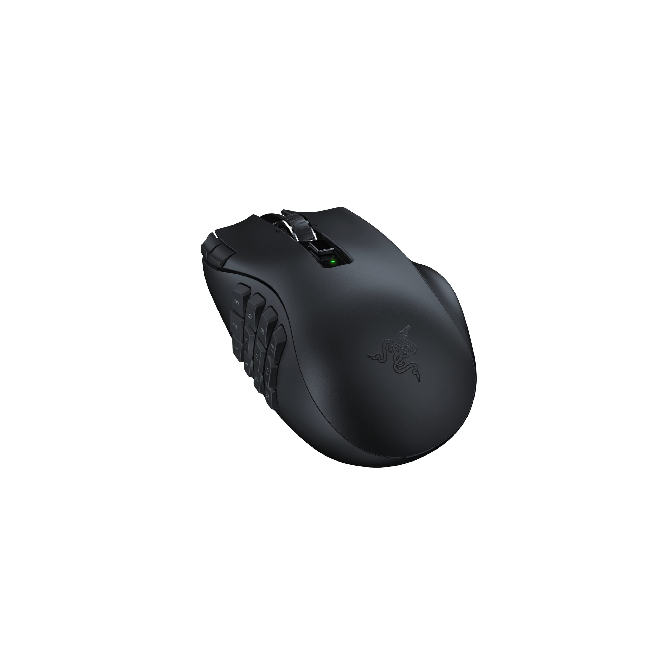 Razer Naga V2 HyperSpeed - Wireless MMO Gaming Mouse with 19 Programmable Buttons, Black 7