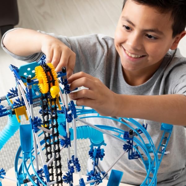 K'NEX Marble Run 3 Model Building Set (Motorised) - 350+ Pieces