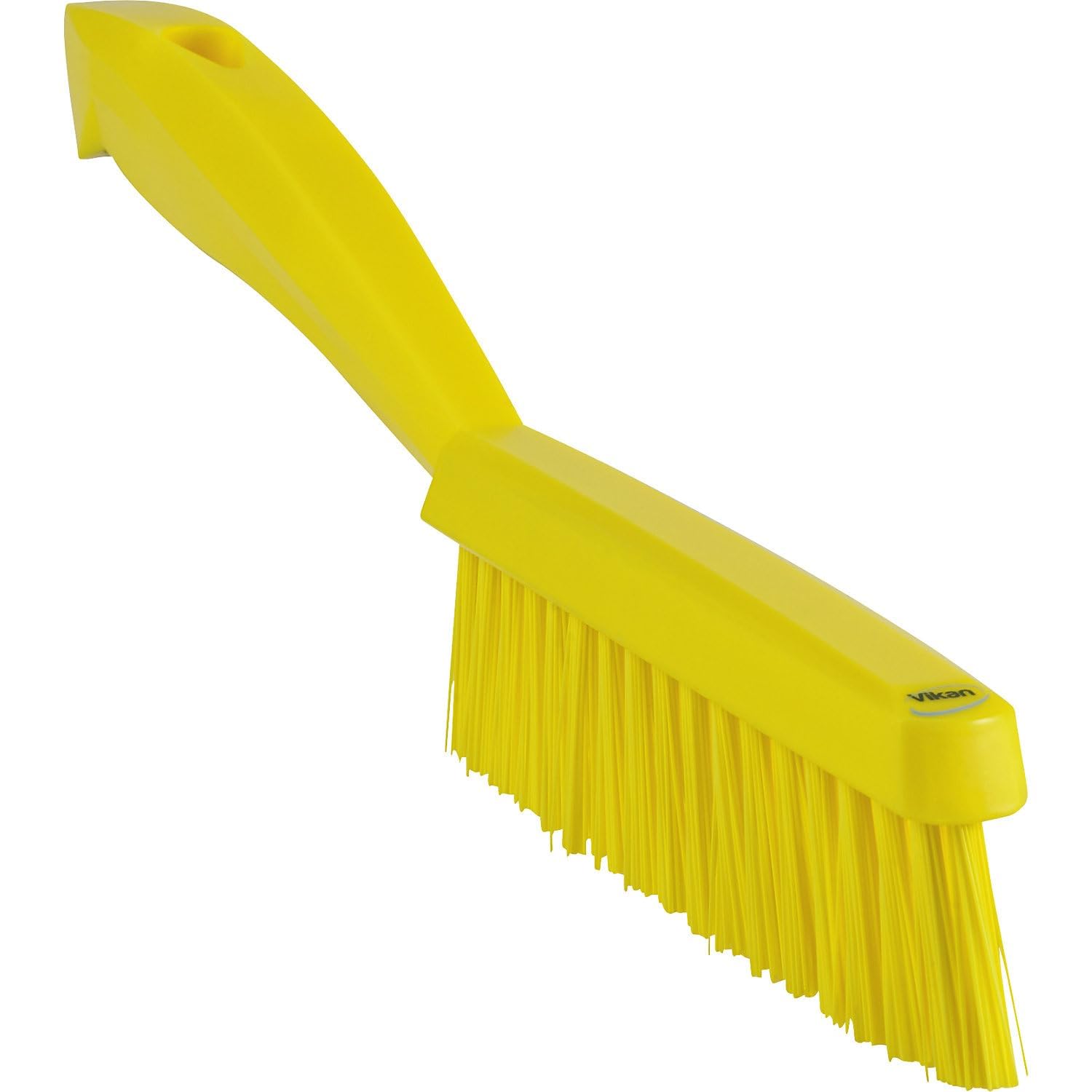 Vikan Hand Brush - Narrow Design for Tight Spaces | Yellow Polypropylene 3