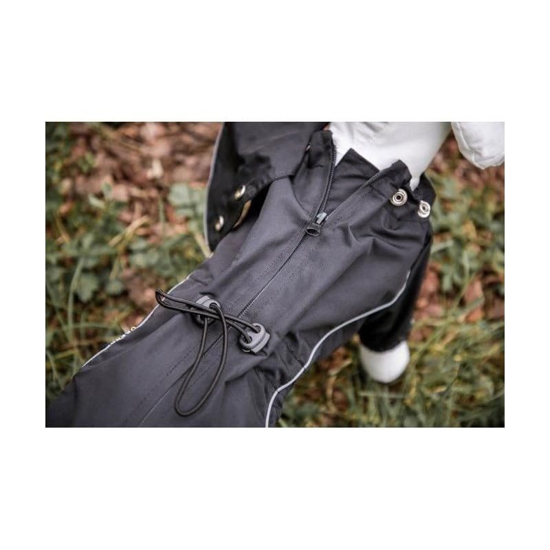 Kerbl Pet Raincoat Manchester - XXL, Black, Waterproof