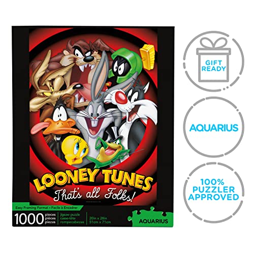 AQUARIUS Looney Tunes Collectible Series - Bugs Bunny & Friends Jigsaw Puzzle (65253)