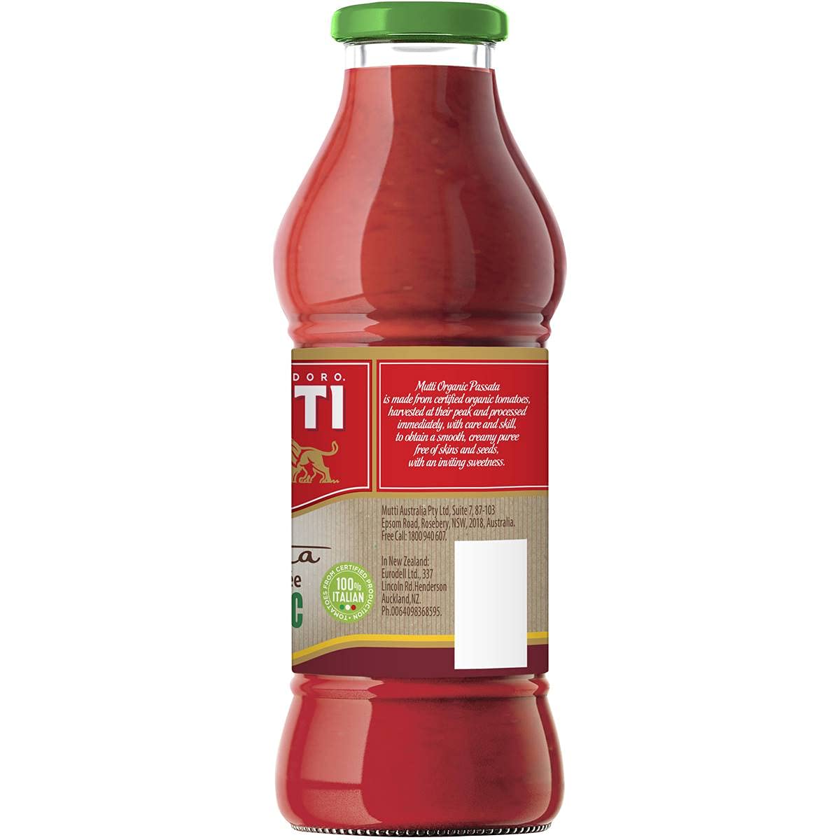 Mutti - Organic Tomato Puree (560 g) 2