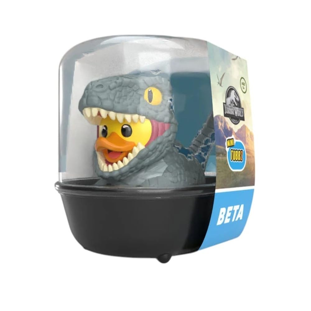 TUBBZ Jurassic World Beta Cosplaying Rubber Duck Vinyl Figure | Mini Edition | 5 cm 1