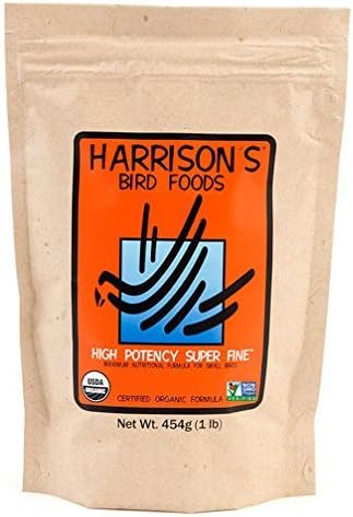 Harrison's Bird Foods HPSF454 High Potency Superfine Parrot Pellets - 454g for Canaries, Budgies, Cockatiels, Lovebirds, Finches & Small Parrots